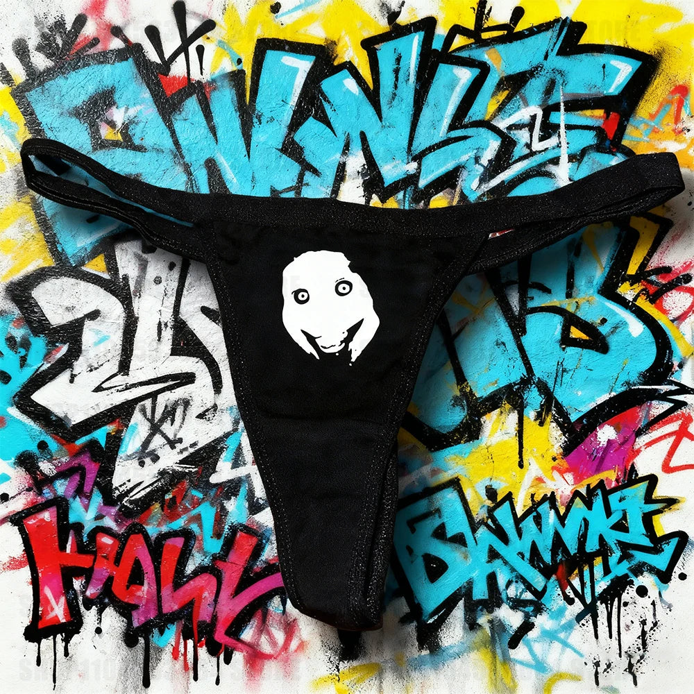 Y2K Women's Underwear Breathable Underwear Fun Dark Hot Printed Underwear Sexy Slimming Underwear Emo Girls
