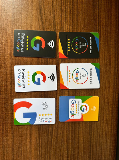 Grow Your Business With NFC Google Review Cards Tap and Rate Google Review Cards