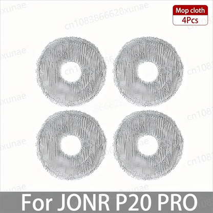 For JONR P20 PRO / T5 Pro Robot Vacuum Cleaner Accessories Main Side Brush Hepa Filter Mop Cloth Dust Bag Replacement