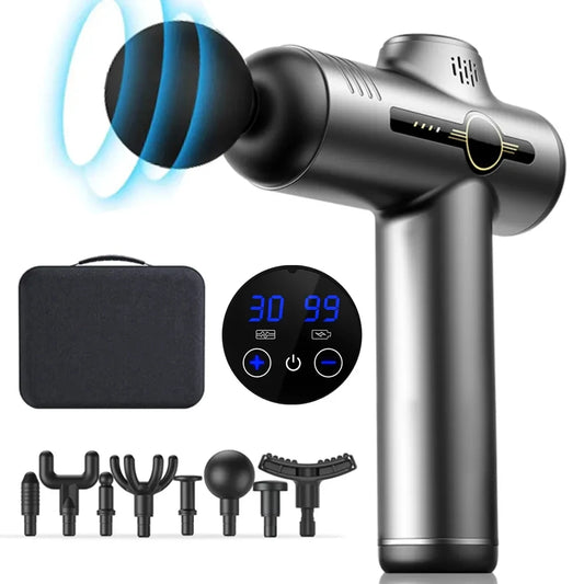 99 Level Massage Gun Deep Body Massager For Muscle Body Neck Massager Electric Fitness Equipment Noise Reduction Male Female