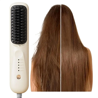 5-Mode Heating Hair Straightening Brush Negative Ion Multi-Temp Brush Electric Hair Brushes Hot Comb Straightener Hair Tool