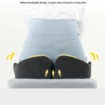 Slow Rebound Memory Foam Office Chair Cushion Woman Tailbone Pelvis Orthopedic Medical Lady Seat Cushion Beautiful Buttocks Pad