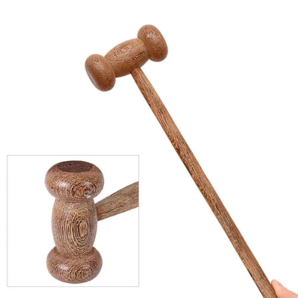 Wing Wood Wooden Massager Stick Relax Gourd Shape Back Massage Hammer Knock Back Neck Waist Meridian Clap Board Household