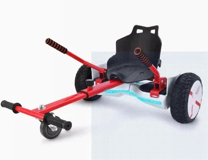 【2026】Hoverboard Seat Attachment 200lbs Capacity, 26"-34.5" Adjustable Length Hover Board Go Kart Accessory W/Comfortable&Sturdy