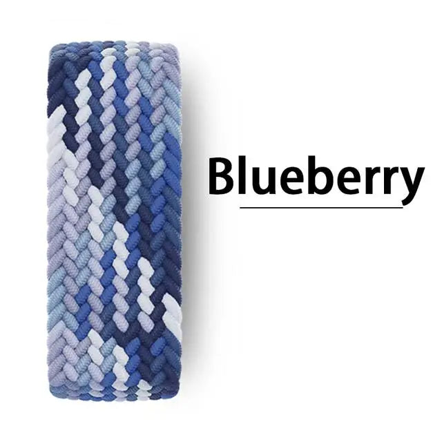 Band For Apple watch Series 10 11 46mm 42mm 9 7 8 5 SE 6 44mm 45mm 40mm 41mm Ultra 49mm bracelet correa Braided Solo Loop Strap