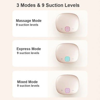 YOUHA Wearable Breast Pump Hands Free Electric Breast Pumps BPA-free Milk Puller Comfort Milk Collector for Breastfeeding