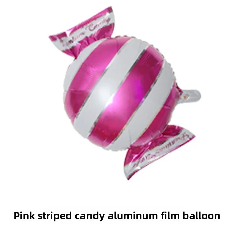 10pcs Windmill Candy Lollipop Foil Balloons 18 Inch Aluminum Film Balloon Birthday Party Christmas Wedding Decorations