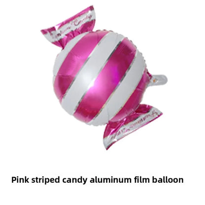 10pcs Windmill Candy Lollipop Foil Balloons 18 Inch Aluminum Film Balloon Birthday Party Christmas Wedding Decorations