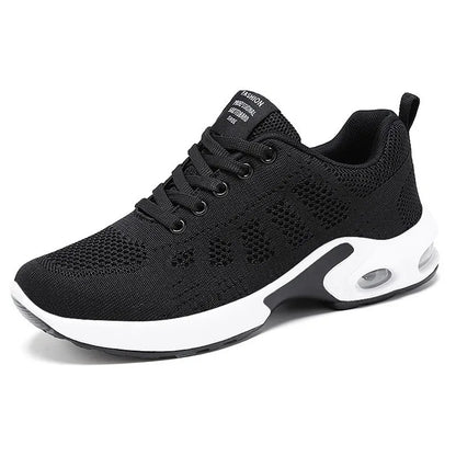 Spring Autumn Women Mesh Breathable Sports Shoes Lady Non-slip Running Shoes Adult Student Commuter Casual Shoes Everyday Casual