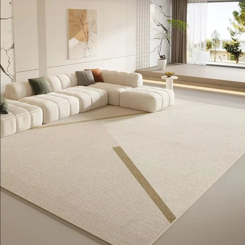 VIKAMA Simple And Light Luxury Living Room Carpet, Bedroom Anti-Slip And Anti-Stain Sofa, Coffee Table Carpet, Home Decoration