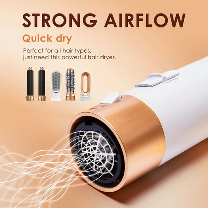 Professional 5 in 1 Hair Dryer Hot Air Comb Curler For Dyso Airwrap Hair Dryer Styling Tool Hair Straightener Hairdressing Tool