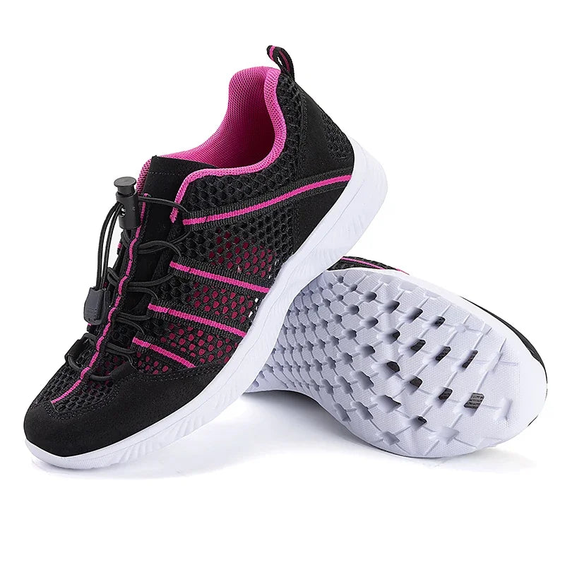 Women Men Aqua Shoes with Drainage Holes Creek River Tracing Shoes Amphibious Water Wading Upstream Outdoor Canyoning Camping