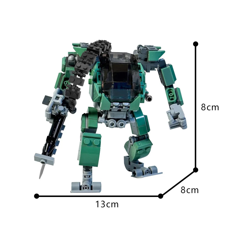 MOC Avatars AMP Suit V3 Building Blocks Model Science Fiction Movies High-tech Combat Armor Bricks Assemble Toys Kids DIY Gifts
