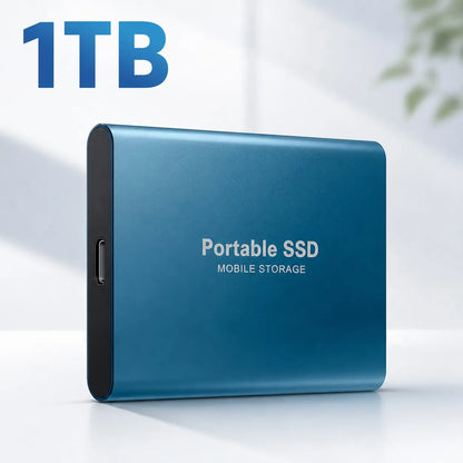 High Efficiency External Hard Disk Mobile Solid State Drive 1TB 2TB TPYE-C Storage Device For Data Backup