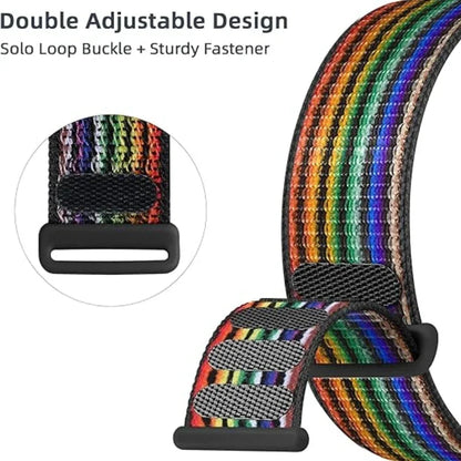 Nylon Loop Strap For Apple Watch 11 10 9 8 7 46mm 45mm 42mm 41mm Ultra 3 2 49mm Braided Bracelet iWatch 6 5 4 SE3 44mm 40mm Belt