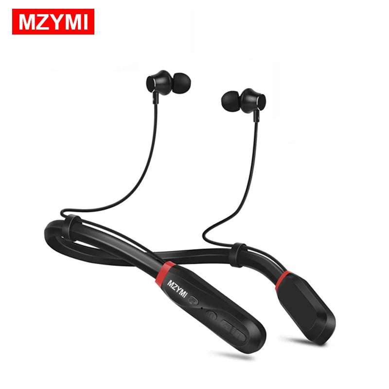 MZYMI Wireless Earphones 200 Hour Play Neckband Bluetooth 5.1 Headphones Headphone with Mic 9D Stereo Earbuds Headset