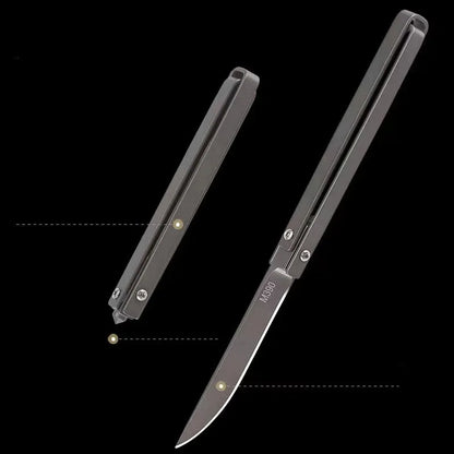Sharp and High Hardness Folding Kitchen Household Multi functional and Convenient M390 Mechanical Knife