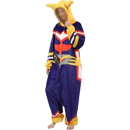 My Hero Academia Cartoon Cosplay Pajamas Olmet Bathrobe Cos Clothes Wholesale Halloween One-piece Cosplay Costumes