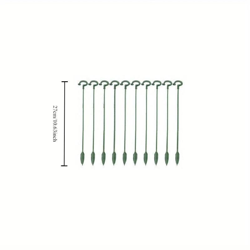 10pcs Potted Plant Support Racks Durable Floral Climbing Stands Home Garden Decor Gardening Tools