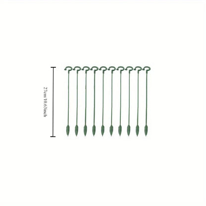 10pcs Potted Plant Support Racks Durable Floral Climbing Stands Home Garden Decor Gardening Tools
