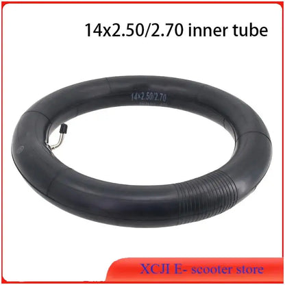 Electric Bicycle 14 Inches New Electric Bike 14x2.50/2.70 Inner Tube Curved Mouth for Electric Bicycles/Electric Scooters E-Bike