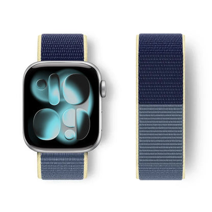 Nylon Loop for Apple Watch Band S11 46mm 40mm 44mm 45mm 42mm 41mm 49mm Smart Belt Bracelet for IWatch 11/10/9/8/7/6/SE/5/4 Strap