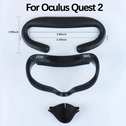 VR Protective Cover Elite Strap Head Strap Touch Controller Shell Case With Strap Handle Grip For Oculus Quest 2 Accessories