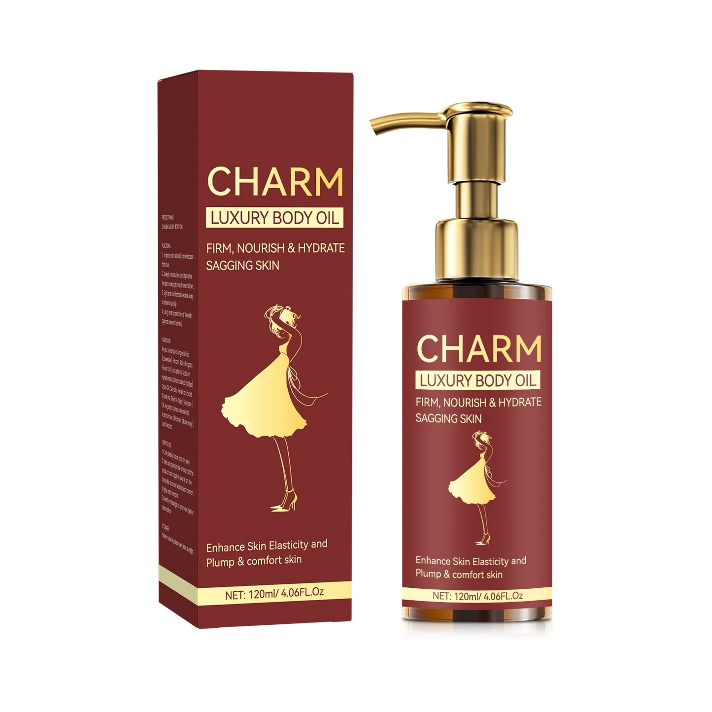 Body Oil Tightening Body Lightening Improve Dry Brightening Nourishing Lifting Firming Smooth Anti Cellulite Massage Skin Care