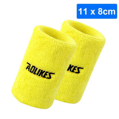 AOLIKES 1 Pair Sweatbands Sports Wristband for Men & Women - Moisture Wicking Athletic Sweatband for Tennis, Basketball, Running