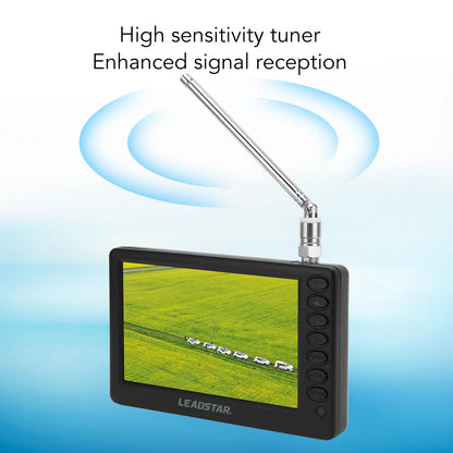 5 Inch Portable TV ISDB T Compliant Rechargeable 1080P Mini Digital Television Mini TV Mini Digital Television  Digital TV