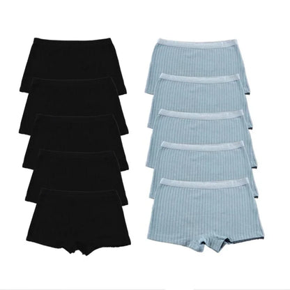 10PCS Fast Shipping M-XL 95% Cotton Boxer Shorts Women Sports Panties Yoga Panty for Female Underpants