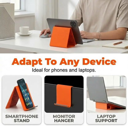 Flexible Foldable Silicone Phone Holder Portable Adjustable Multi-Angle Desktop Stand For iPhone iPad Laptop Tablet Home Office