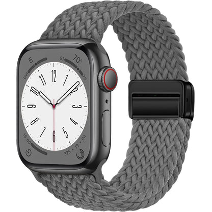 Braided Strap For Apple Watch Bands 40mm 45mm 41mm 44mm 42/46mm 49mm magnetic Bracelet iWatch series se 7 5 6 8 9 10 11 Ultra3 2