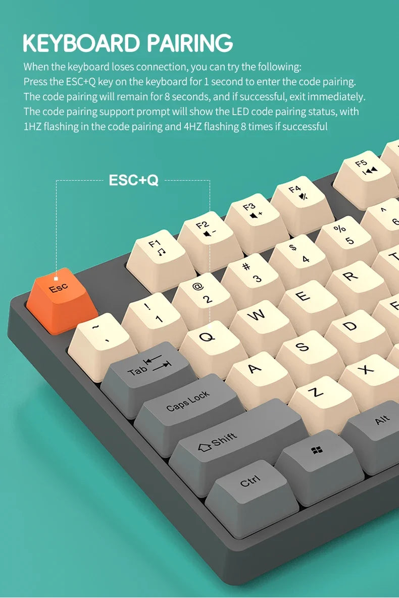 Wireless Keyboard and Mouse Combo Set Gaming Wireless Laptop Desktop Computer Office Accessories Free Wireless Mouse