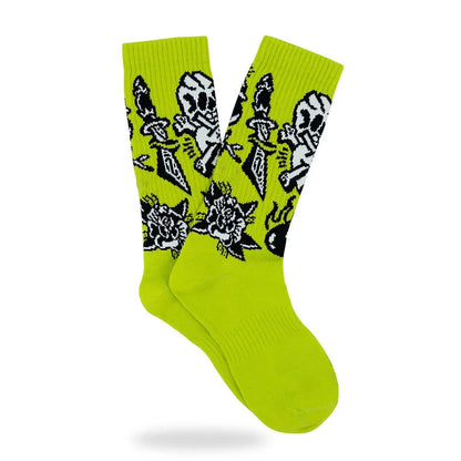 New Creative Cartoon Dog Ins Animal Trendy Socks Jacquard Cotton Socks Couple Mid length Fashion Skateboarding Socks