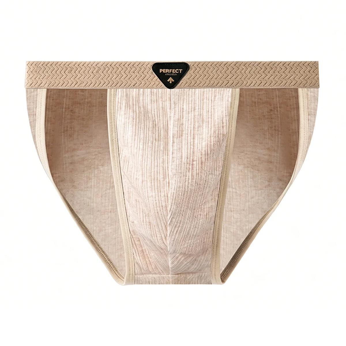 4pcs/set Men's Cotton Briefs Fashionable U Convex Pouch Underwear Soft Breathable Mid Rise Triangle Panties Plus Size L-4XL