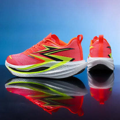 Men Running Shoes Carbon Board Marathon Speciality Sports Breathable Lightweight Women's Comfortable Athletic Sneakers