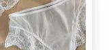 MOYISU White See-through Lace Big Breasts Small Bra Underwear Ultra Thin Set Sexy Pure Desire Underwear Underwear Underwear Set