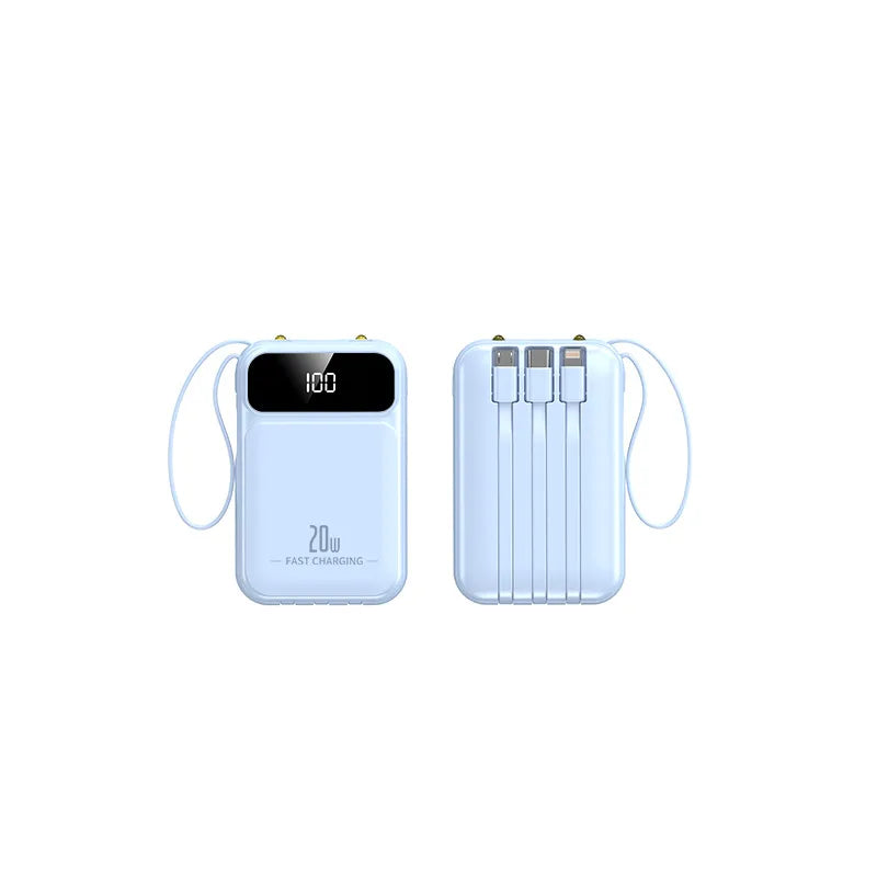 20000mAh Mini Power Bank Fast Charge Powerbank CCC Portable External Battery for iPhone Xiaomi Huawei Samsung