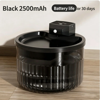 3L Automatic Wireless Pet Water Fountain Circulate Filter Silent Pet Water Bowl Stainless Steel ABS PET for Cats Dogs Dispenser