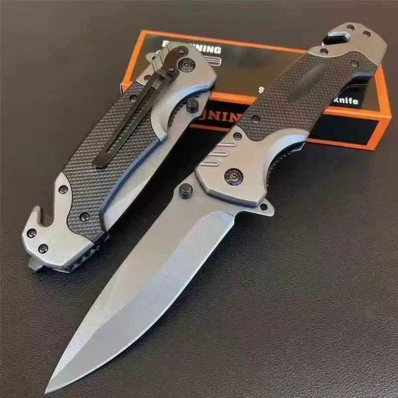 Outdoor Pocket Knife, Portable Knife, Multifunctional Folding Knife , High-Hardness Folding Knife, Camping Gear
