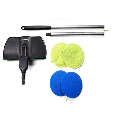 Cordless Electric Mop Handheld Rotating Mop Absorbing Water Footswitch Rechargeable Sweeper Waxing Cleaning for Hardwood Tile