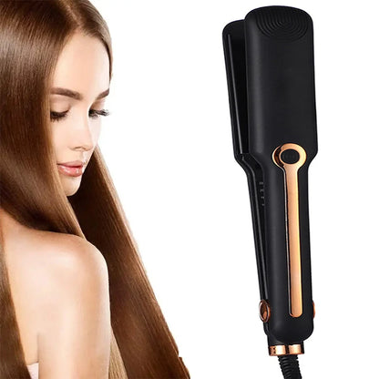 Professional Ceramic Hair Curly Hair Straightener Flat Iron Fast Heat Portable for Salon Household Temperature Adjustable