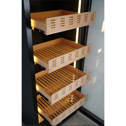 Electric Wine Cooler 350L Humidification And Dehumidification Cigar Humidor Cooler