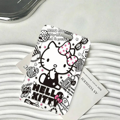 Cute Cat H-Hello K-Kitty NFC Contactless Sliding Card Sleeve For Student Cards, Bus Cards, ID Cards, And Work Permits