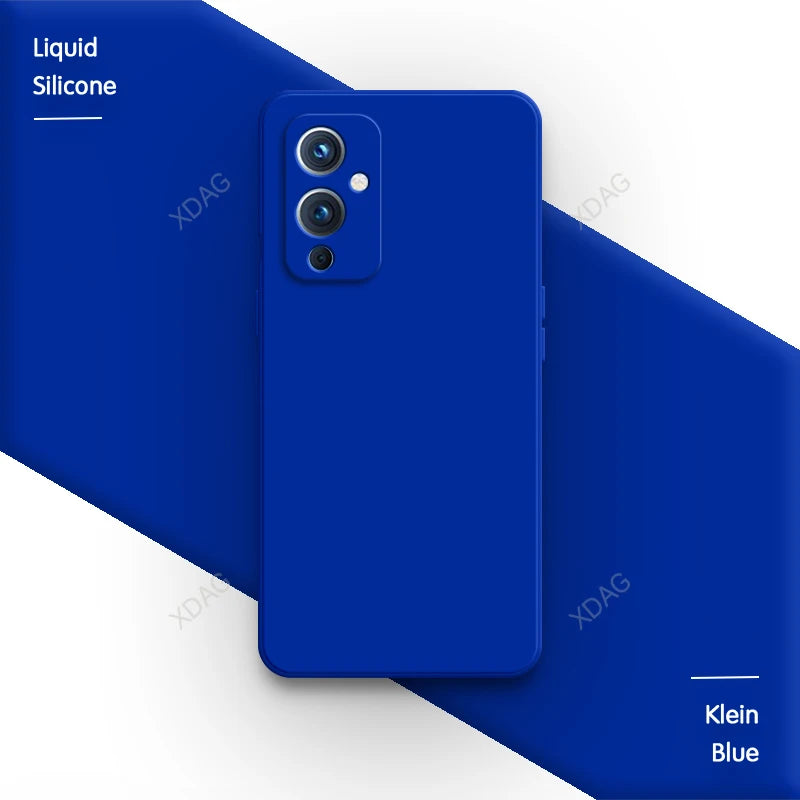 Square Liquid Silicone for OnePlus One Plus 7 7T 8 8T 9 Pro 9R 9RT T 10R Ace Nord N20 Original Soft Camera Protective Back Cover