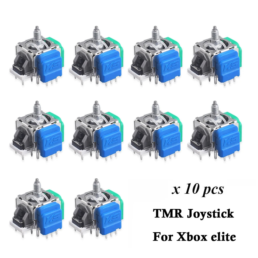 10Pcs Tmr Electromagnetic Joystick Replacement for Ps5 Gamepad 3D Analog Stick Sensor Module for Ps4 Xbox One & Elite Controller
