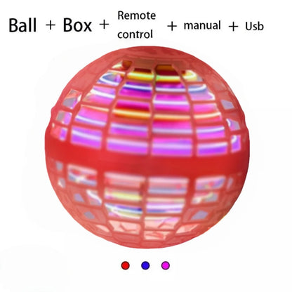 Flying Ball Children's Hand Controlled Color LED Cosmic Globe 360 ° Rotating Suspension Ball Suitable for Indoor and Outdoor Toy