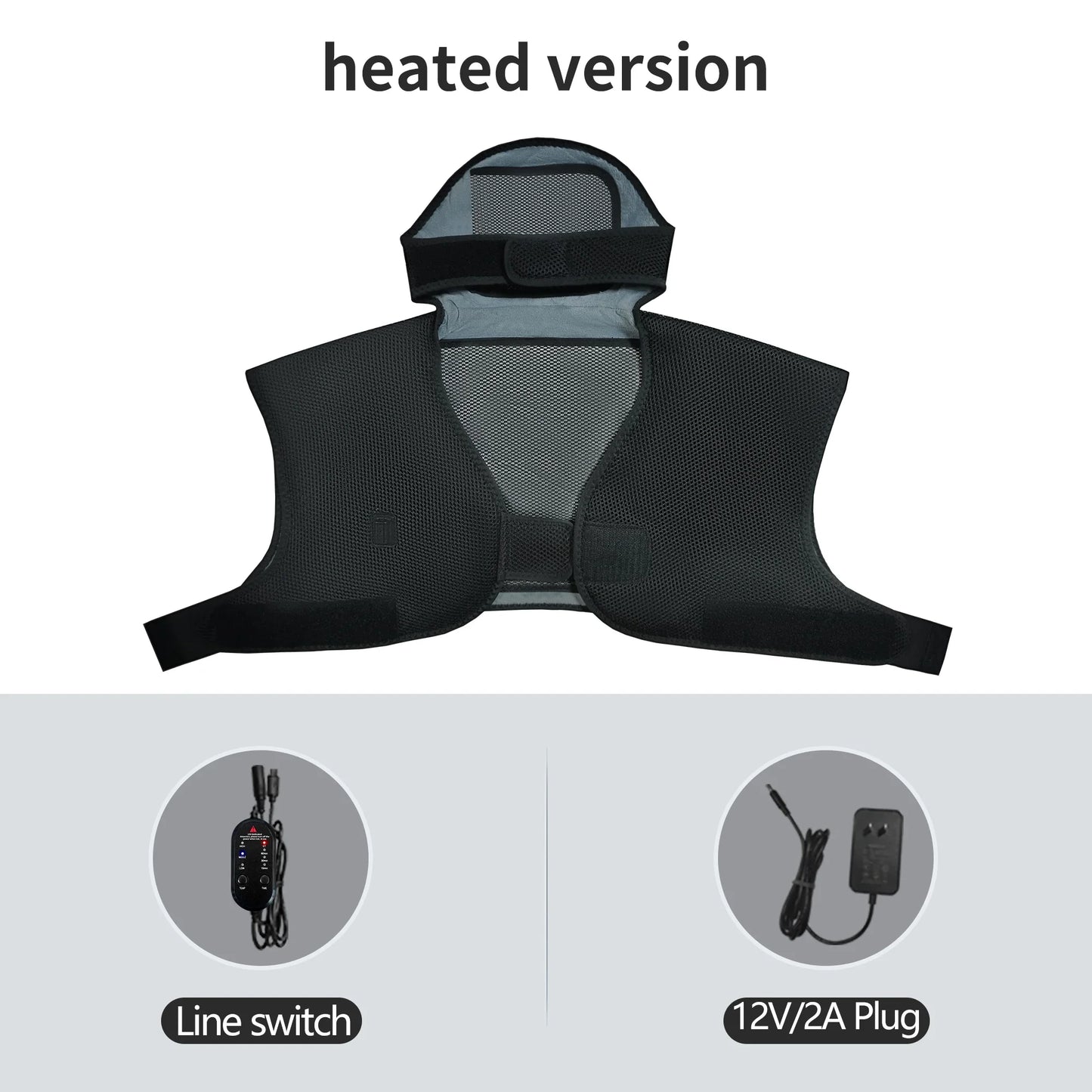 Electric Massage Wrap Neck Shoulder Back Pain Relief Heating Shawl Shoulder Vibration Massager Cold Weather Body Warmer Vest