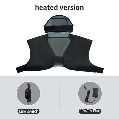 Electric Massage Wrap Neck Shoulder Back Pain Relief Heating Shawl Shoulder Vibration Massager Cold Weather Body Warmer Vest
